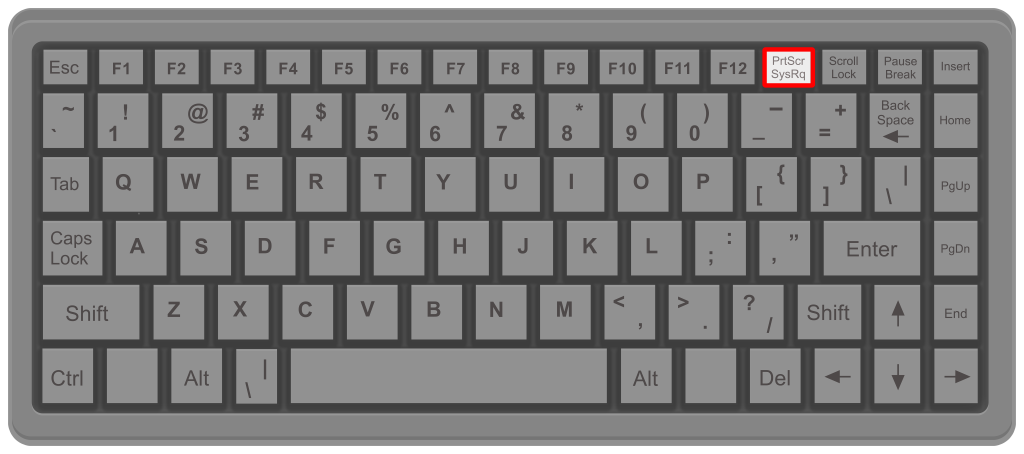 How to take screenshot on windows keyboard