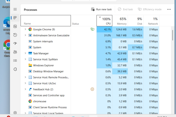 Low on CPU