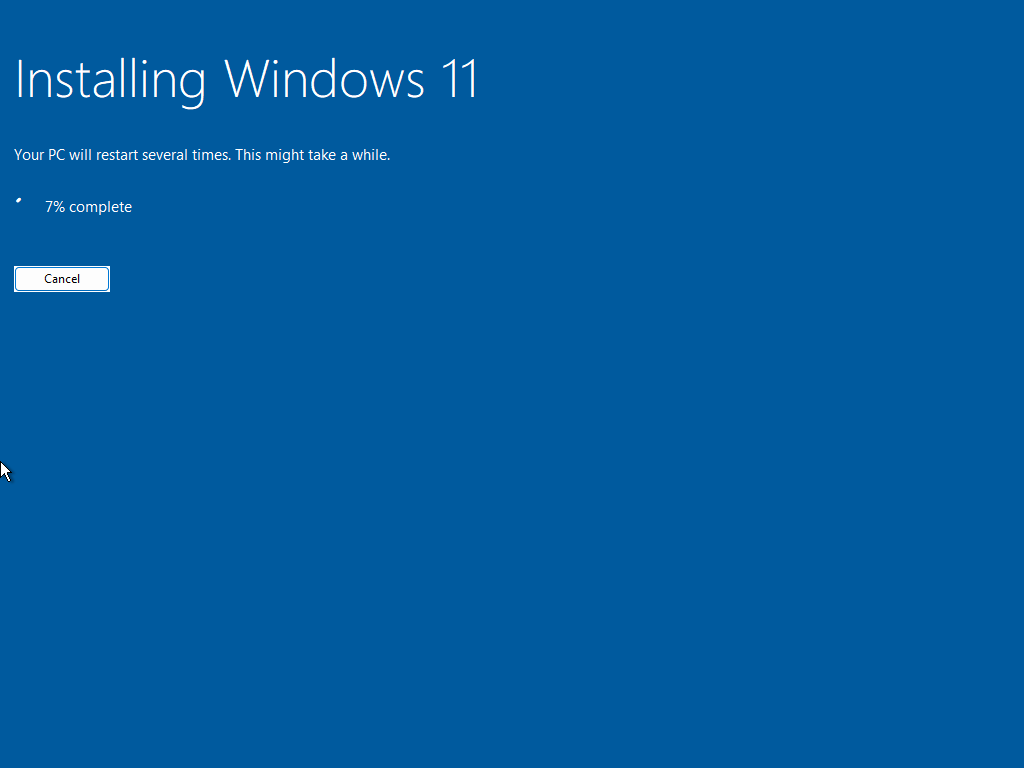 Windows 11 installation