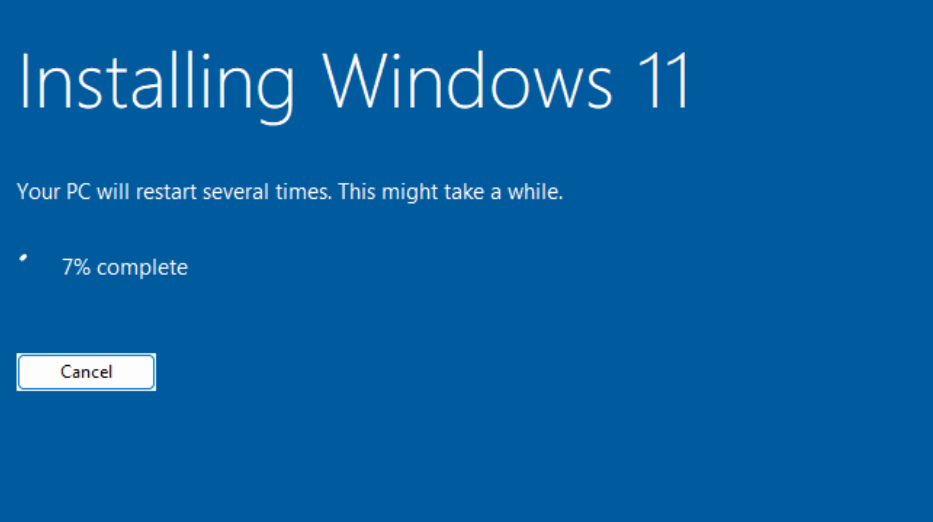 Windows 11 installation