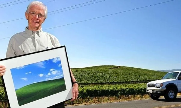 Charles O'Rear, the man who took the iconic Windows wallpaper 'Bliss'